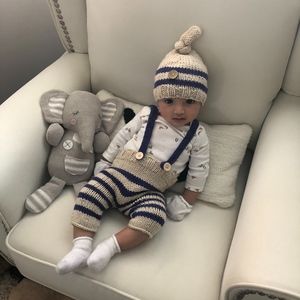 Baby Knit Outfit Pants & Hat